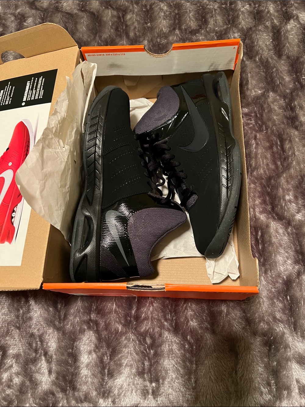 New in box- men’s black Nike Air Visi Pro, 8